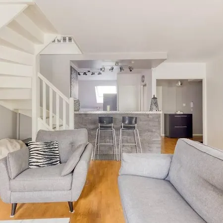Loft A 15 Min Des Champs-elysees Paris Avec Parking Apartmán